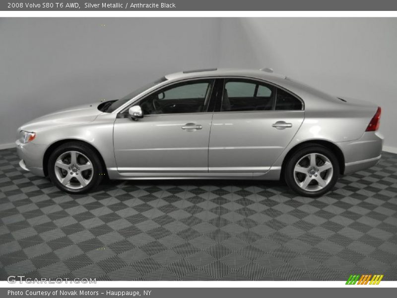 Silver Metallic / Anthracite Black 2008 Volvo S80 T6 AWD