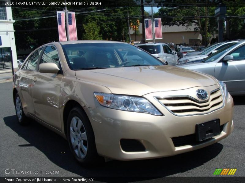 Sandy Beach Metallic / Bisque 2010 Toyota Camry LE