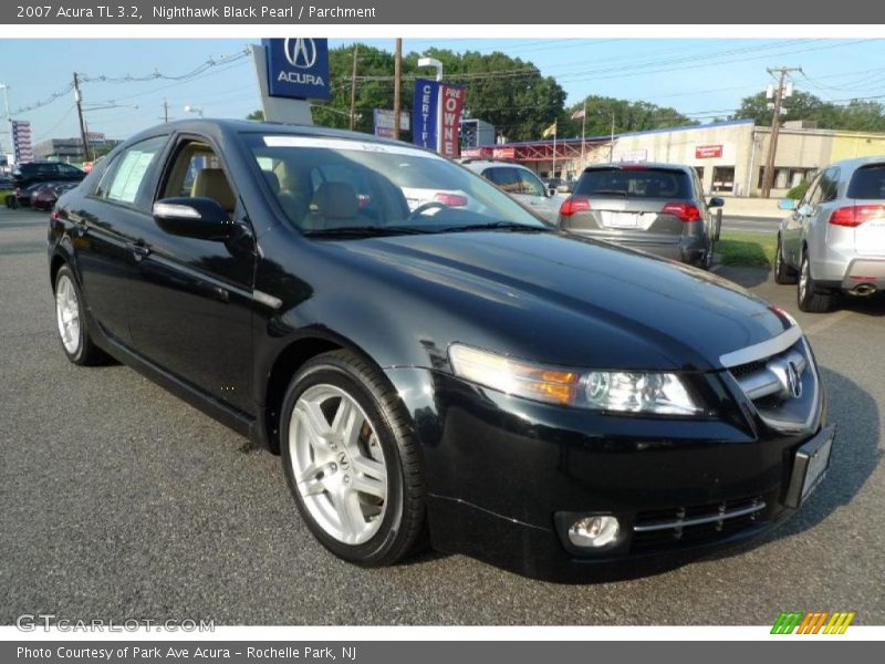 Nighthawk Black Pearl / Parchment 2007 Acura TL 3.2