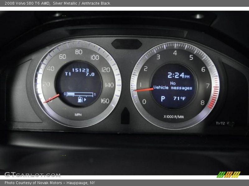 Silver Metallic / Anthracite Black 2008 Volvo S80 T6 AWD