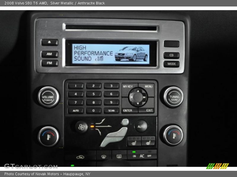 Silver Metallic / Anthracite Black 2008 Volvo S80 T6 AWD