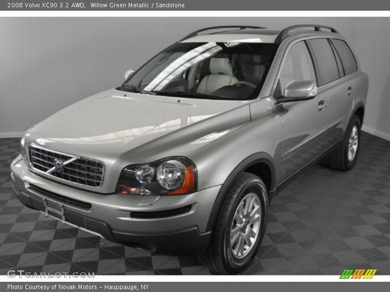 Willow Green Metallic / Sandstone 2008 Volvo XC90 3.2 AWD