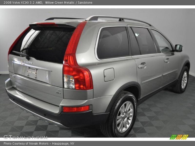 Willow Green Metallic / Sandstone 2008 Volvo XC90 3.2 AWD
