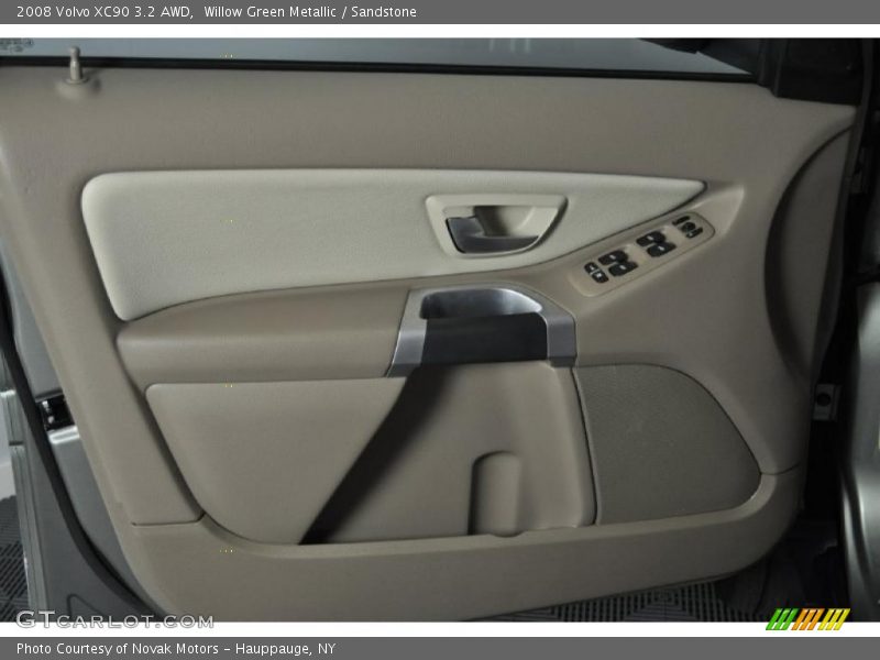 Willow Green Metallic / Sandstone 2008 Volvo XC90 3.2 AWD