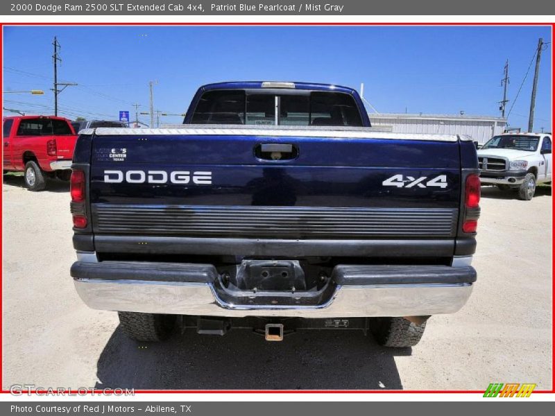 Patriot Blue Pearlcoat / Mist Gray 2000 Dodge Ram 2500 SLT Extended Cab 4x4