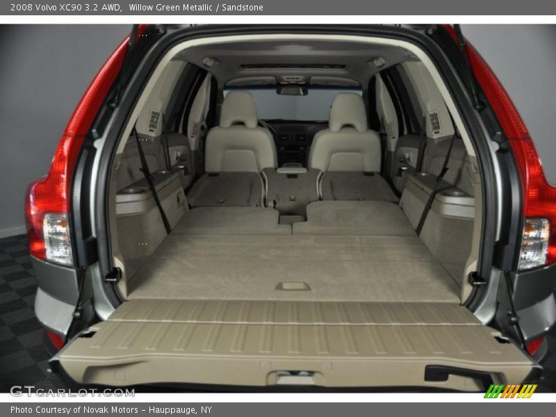 Willow Green Metallic / Sandstone 2008 Volvo XC90 3.2 AWD