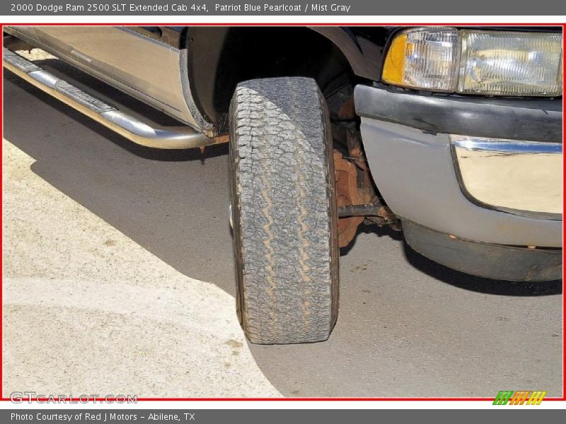 Patriot Blue Pearlcoat / Mist Gray 2000 Dodge Ram 2500 SLT Extended Cab 4x4