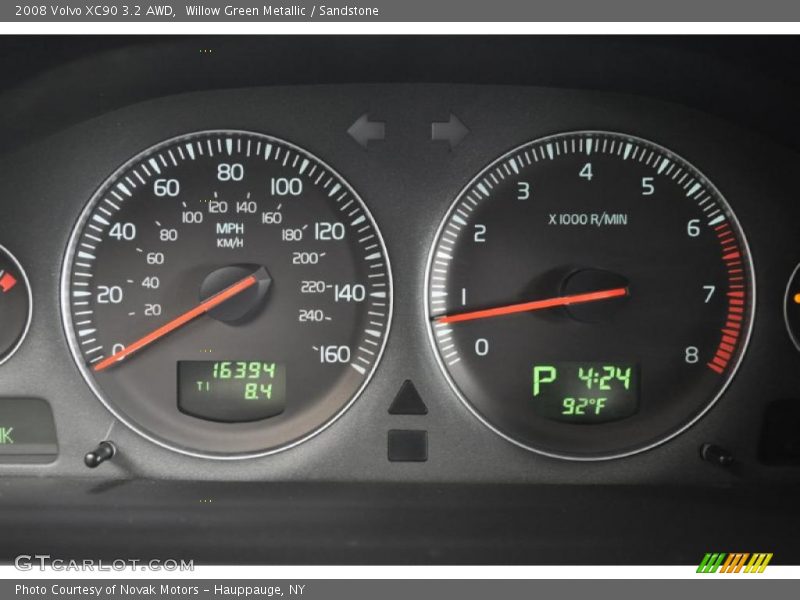Willow Green Metallic / Sandstone 2008 Volvo XC90 3.2 AWD