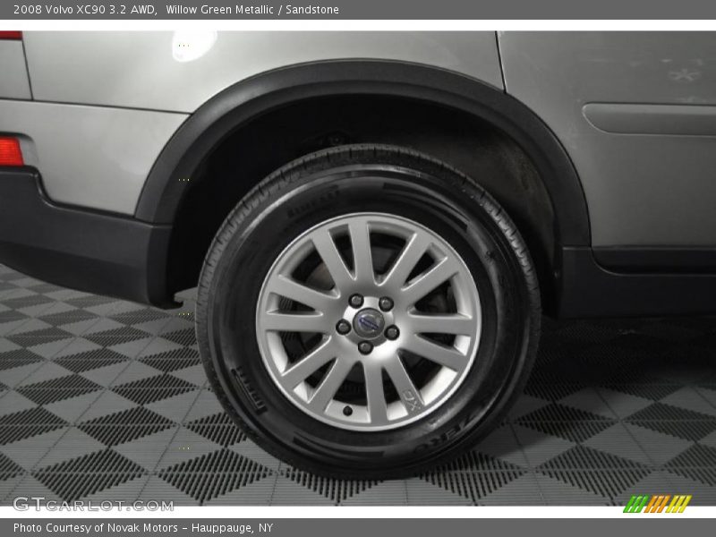 Willow Green Metallic / Sandstone 2008 Volvo XC90 3.2 AWD