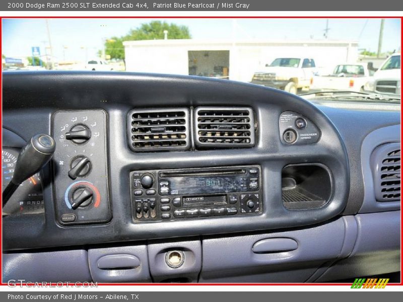 Patriot Blue Pearlcoat / Mist Gray 2000 Dodge Ram 2500 SLT Extended Cab 4x4