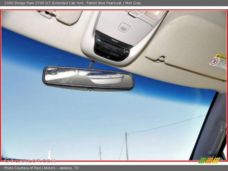 Patriot Blue Pearlcoat / Mist Gray 2000 Dodge Ram 2500 SLT Extended Cab 4x4