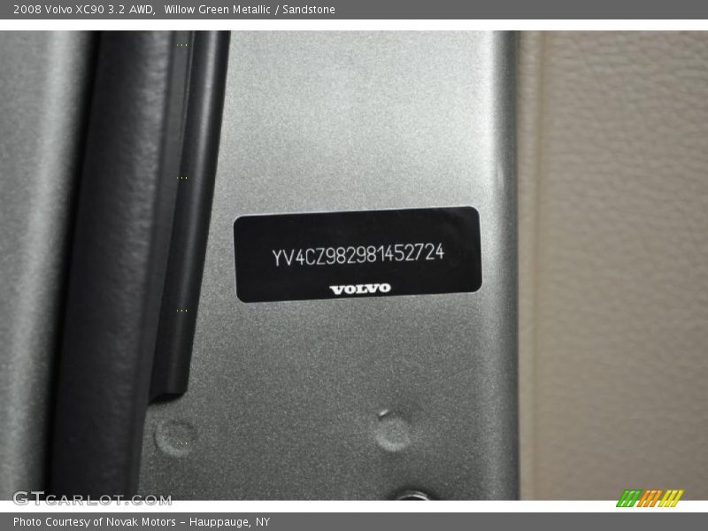 Willow Green Metallic / Sandstone 2008 Volvo XC90 3.2 AWD
