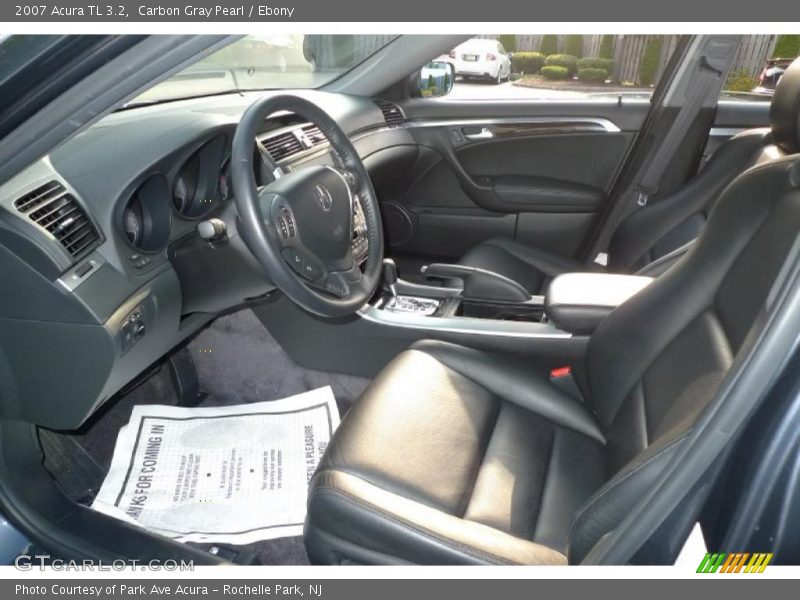 Carbon Gray Pearl / Ebony 2007 Acura TL 3.2