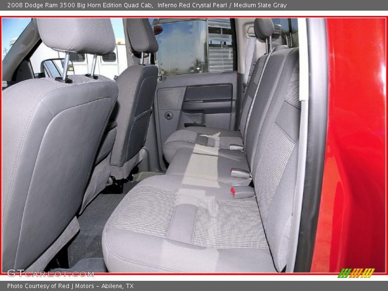 Inferno Red Crystal Pearl / Medium Slate Gray 2008 Dodge Ram 3500 Big Horn Edition Quad Cab