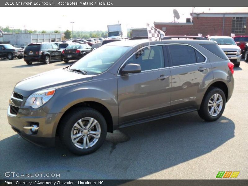 Mocha Steel Metallic / Jet Black 2010 Chevrolet Equinox LT