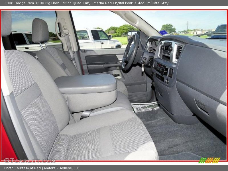 Inferno Red Crystal Pearl / Medium Slate Gray 2008 Dodge Ram 3500 Big Horn Edition Quad Cab