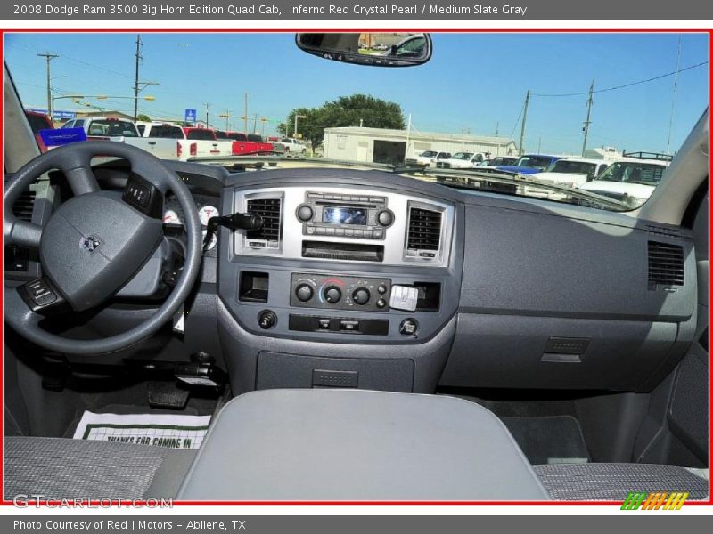 Inferno Red Crystal Pearl / Medium Slate Gray 2008 Dodge Ram 3500 Big Horn Edition Quad Cab