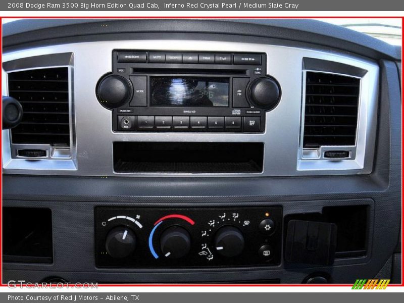 Inferno Red Crystal Pearl / Medium Slate Gray 2008 Dodge Ram 3500 Big Horn Edition Quad Cab