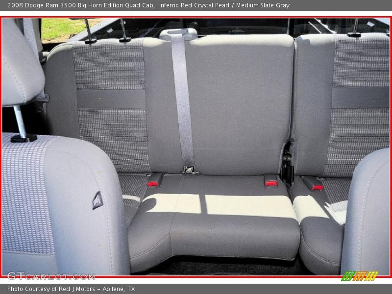 Inferno Red Crystal Pearl / Medium Slate Gray 2008 Dodge Ram 3500 Big Horn Edition Quad Cab
