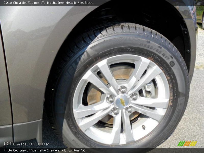 Mocha Steel Metallic / Jet Black 2010 Chevrolet Equinox LT
