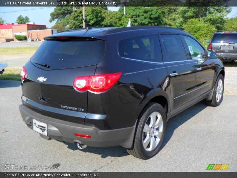 Black Granite Metallic / Light Gray 2010 Chevrolet Traverse LTZ