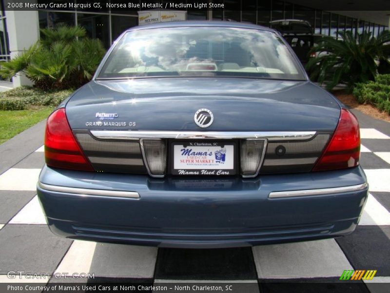 Norsea Blue Metallic / Medium Light Stone 2008 Mercury Grand Marquis GS