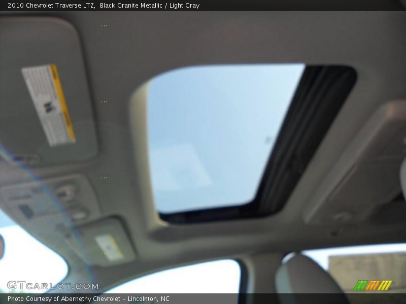 Black Granite Metallic / Light Gray 2010 Chevrolet Traverse LTZ