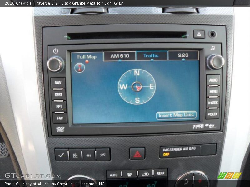 Black Granite Metallic / Light Gray 2010 Chevrolet Traverse LTZ