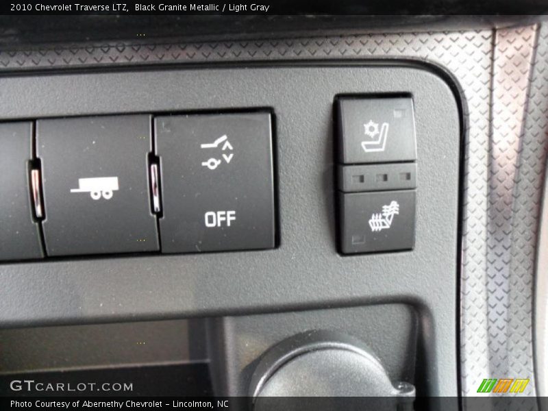 Black Granite Metallic / Light Gray 2010 Chevrolet Traverse LTZ