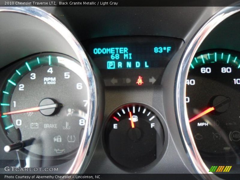 Black Granite Metallic / Light Gray 2010 Chevrolet Traverse LTZ