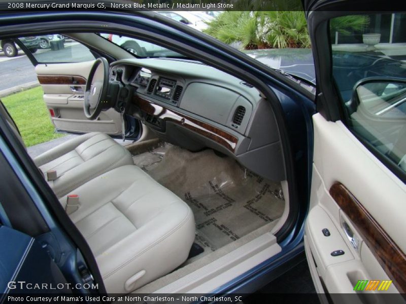 Norsea Blue Metallic / Medium Light Stone 2008 Mercury Grand Marquis GS