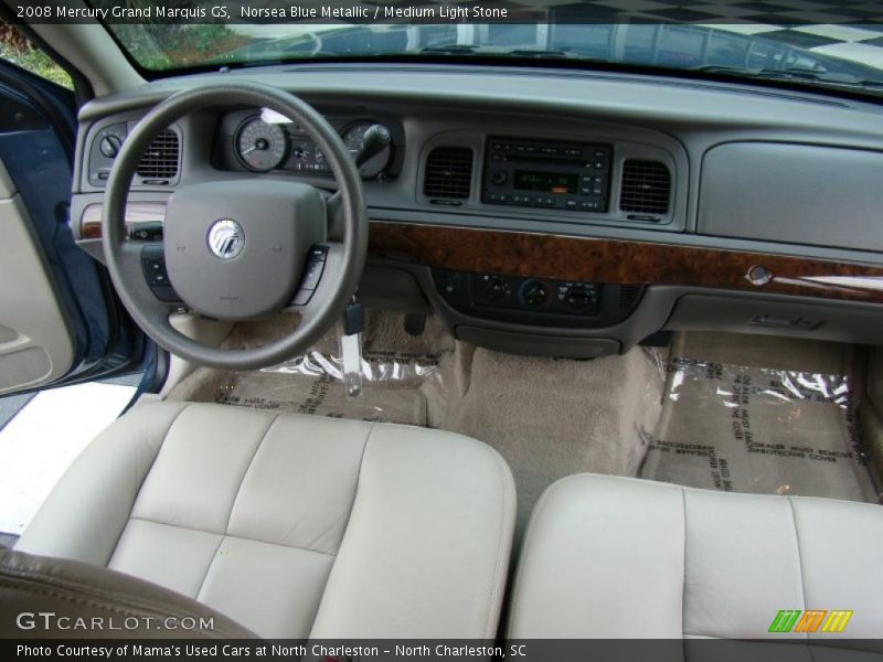 Norsea Blue Metallic / Medium Light Stone 2008 Mercury Grand Marquis GS