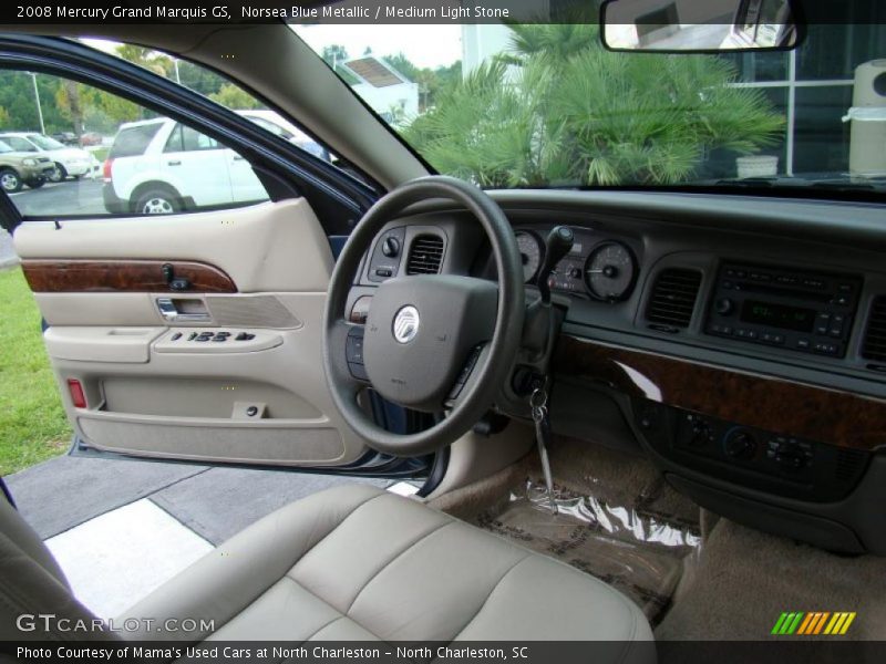 Norsea Blue Metallic / Medium Light Stone 2008 Mercury Grand Marquis GS