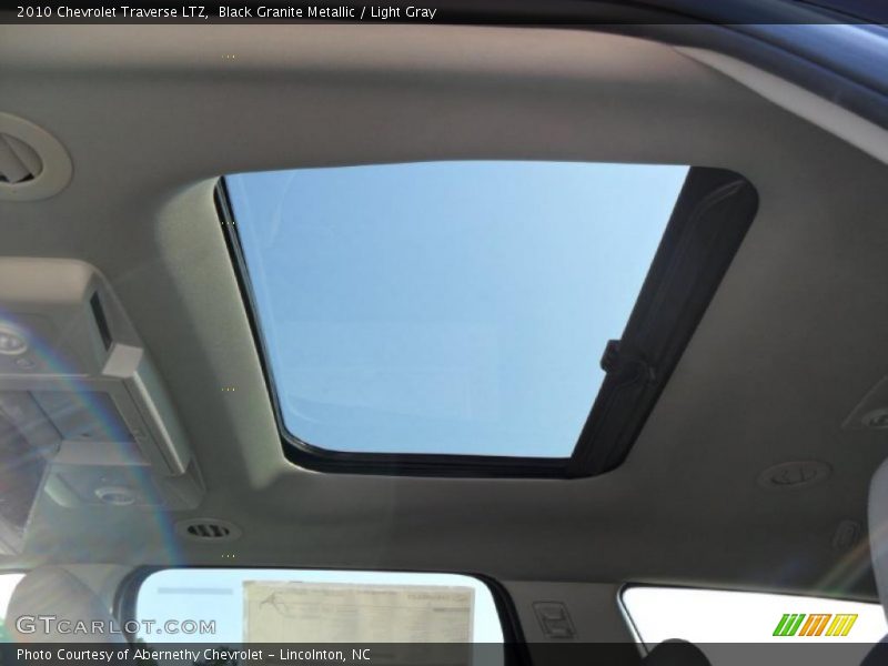 Black Granite Metallic / Light Gray 2010 Chevrolet Traverse LTZ