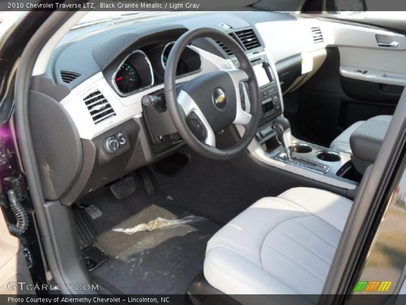 Black Granite Metallic / Light Gray 2010 Chevrolet Traverse LTZ