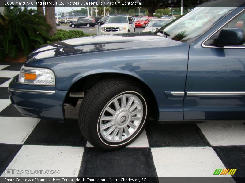 Norsea Blue Metallic / Medium Light Stone 2008 Mercury Grand Marquis GS