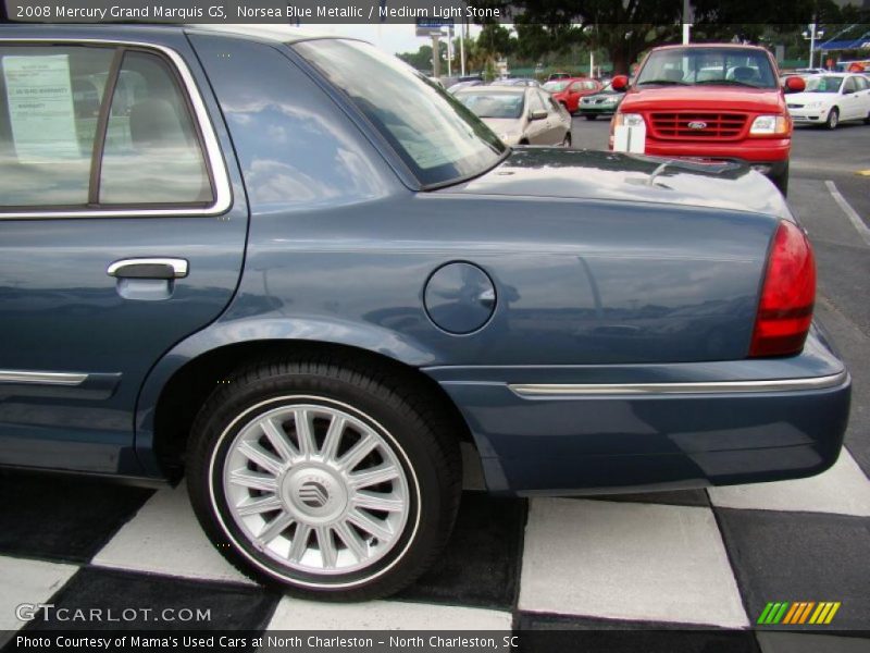 Norsea Blue Metallic / Medium Light Stone 2008 Mercury Grand Marquis GS