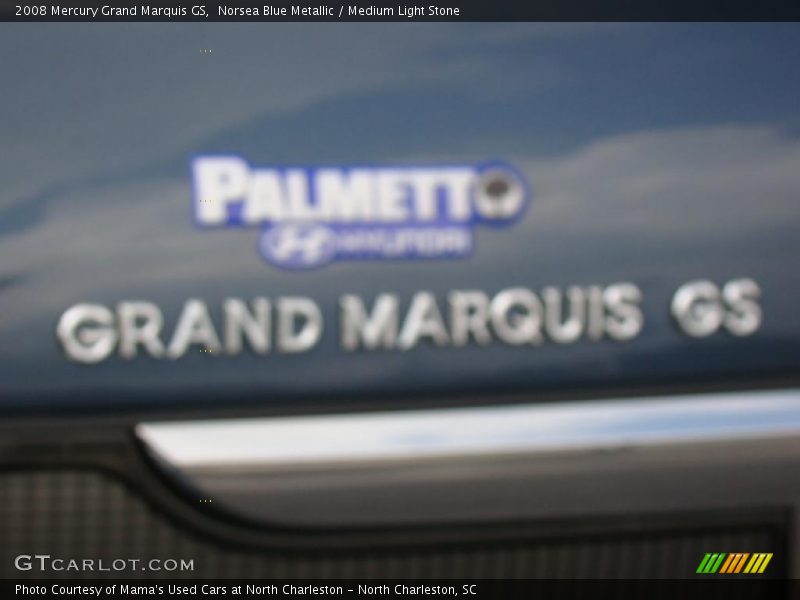 Norsea Blue Metallic / Medium Light Stone 2008 Mercury Grand Marquis GS