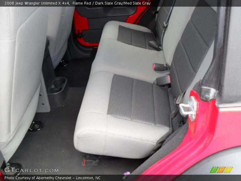 Flame Red / Dark Slate Gray/Med Slate Gray 2008 Jeep Wrangler Unlimited X 4x4
