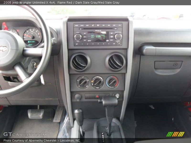 Flame Red / Dark Slate Gray/Med Slate Gray 2008 Jeep Wrangler Unlimited X 4x4