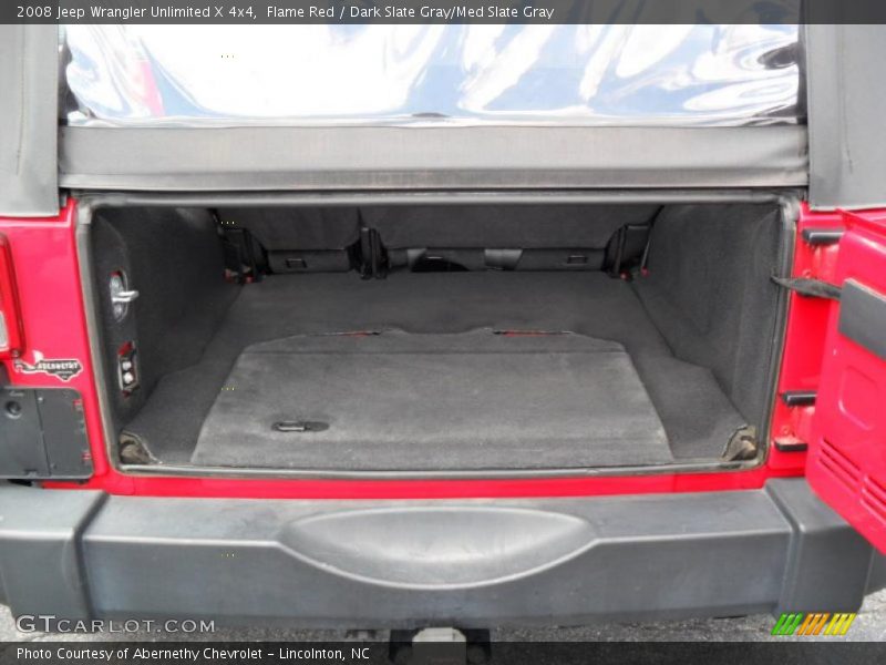 Flame Red / Dark Slate Gray/Med Slate Gray 2008 Jeep Wrangler Unlimited X 4x4