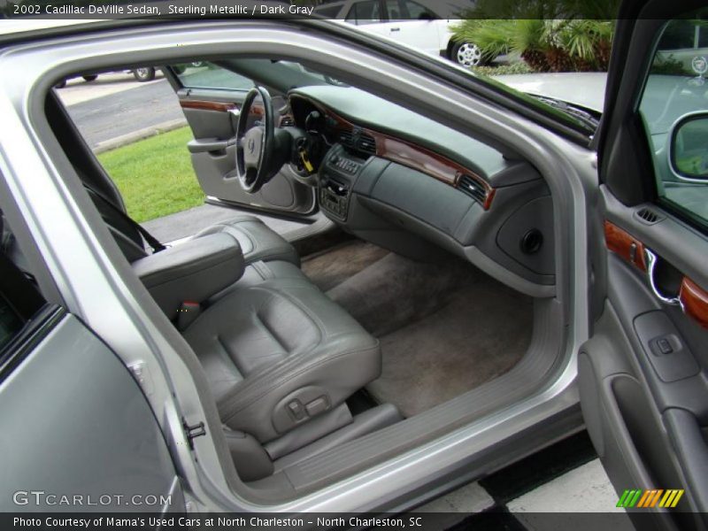 Sterling Metallic / Dark Gray 2002 Cadillac DeVille Sedan