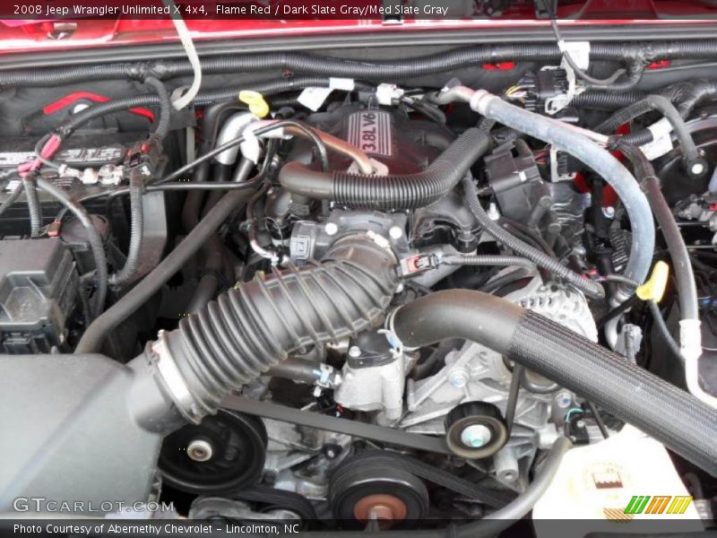 Flame Red / Dark Slate Gray/Med Slate Gray 2008 Jeep Wrangler Unlimited X 4x4