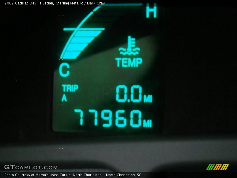 Sterling Metallic / Dark Gray 2002 Cadillac DeVille Sedan