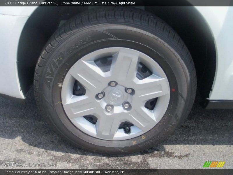 Stone White / Medium Slate Gray/Light Shale 2010 Dodge Grand Caravan SE