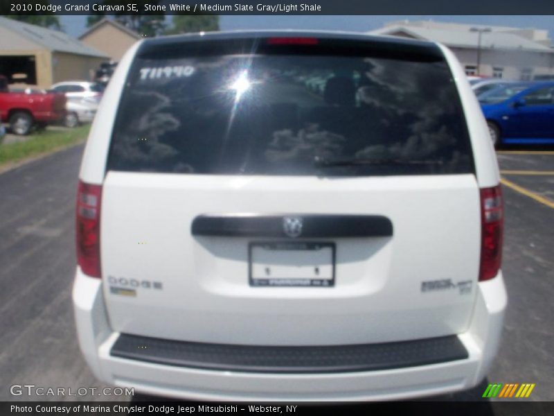 Stone White / Medium Slate Gray/Light Shale 2010 Dodge Grand Caravan SE