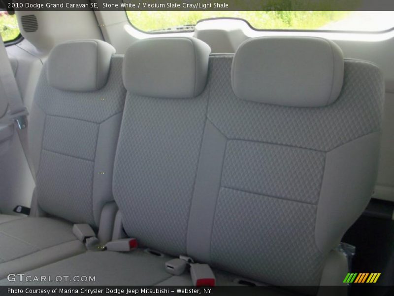 Stone White / Medium Slate Gray/Light Shale 2010 Dodge Grand Caravan SE