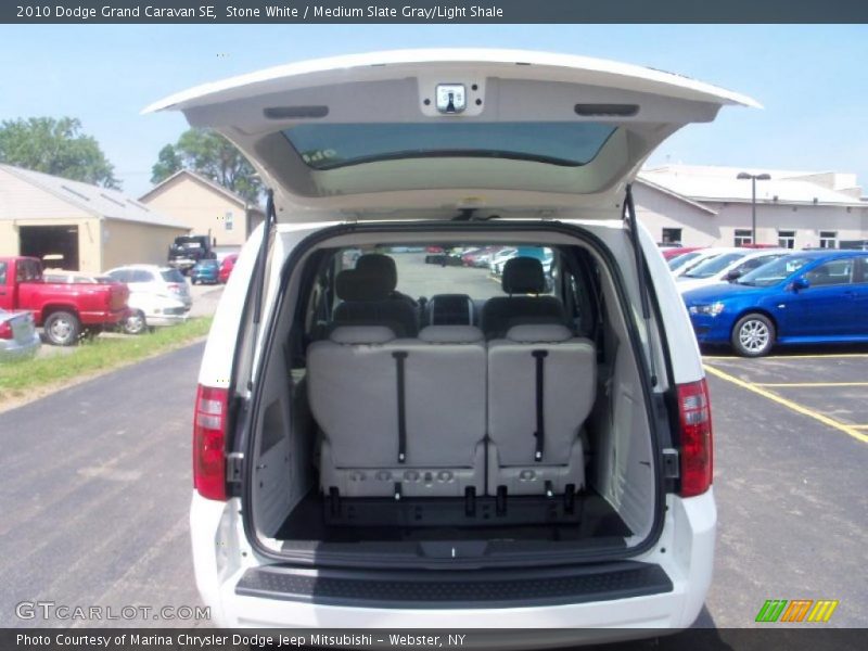 Stone White / Medium Slate Gray/Light Shale 2010 Dodge Grand Caravan SE