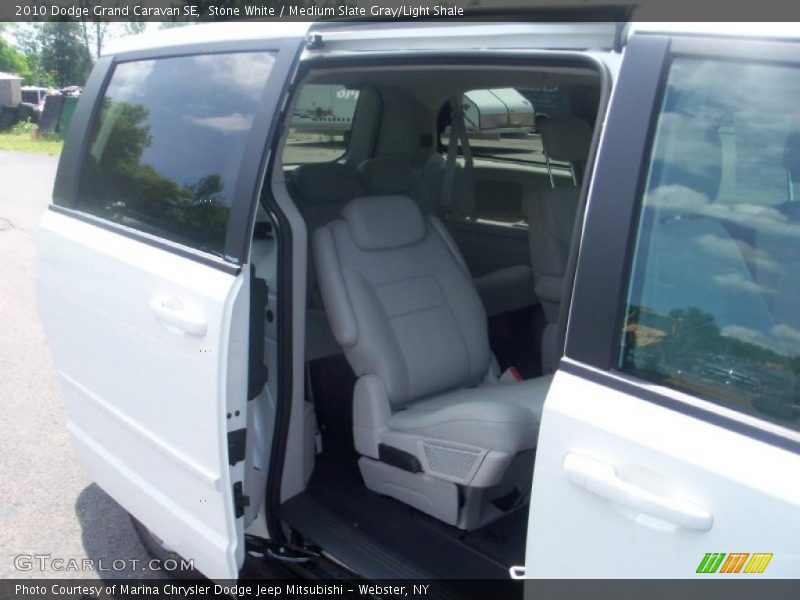 Stone White / Medium Slate Gray/Light Shale 2010 Dodge Grand Caravan SE