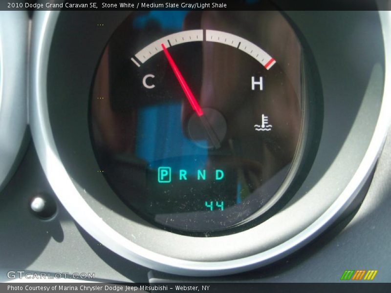 Stone White / Medium Slate Gray/Light Shale 2010 Dodge Grand Caravan SE